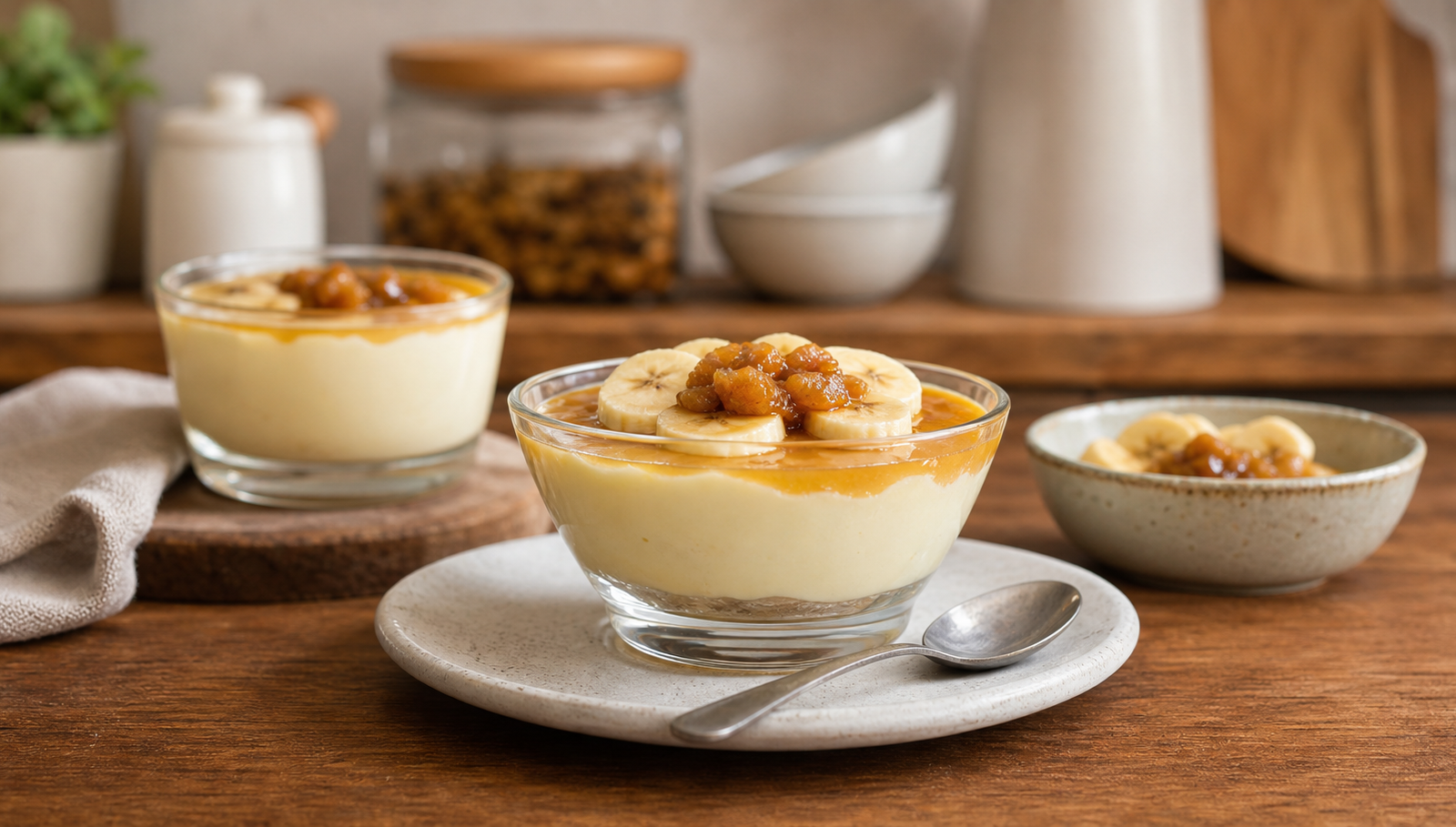 Homemade Banana Foster Pudding Recipe
