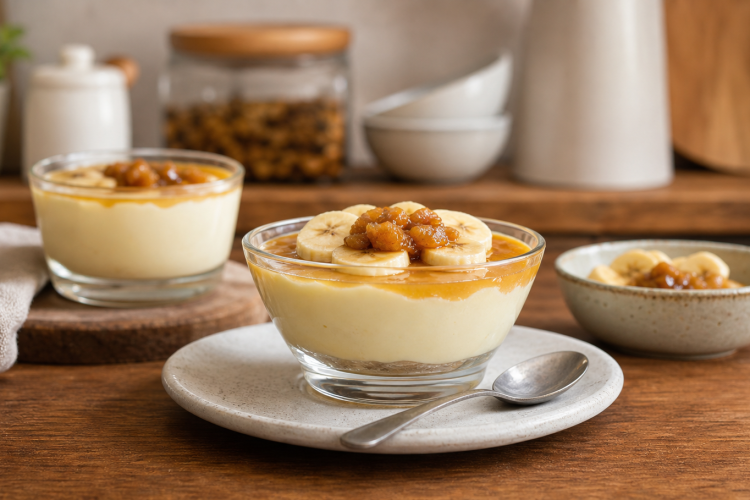 Homemade Banana Foster Pudding Recipe,