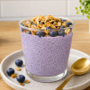 Instant Blueberry Chia Pudding (Easy, Gluten-Free, 50g Protein!)