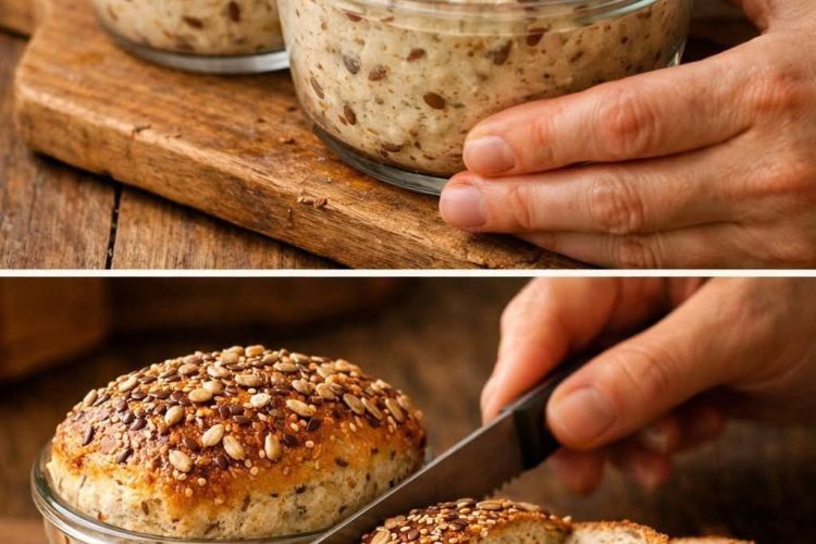 3-Ingredient Seeded Bread