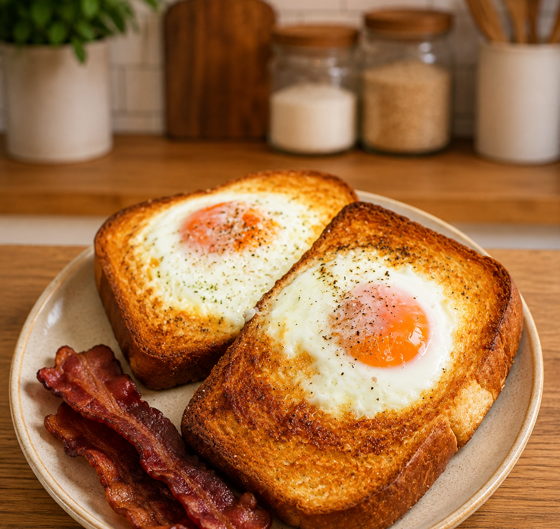 Air Fryer Egg Toast