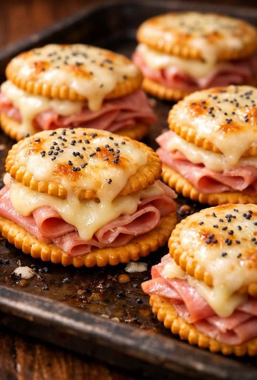 Air Fryer Ritz Cracker Sandwiches
