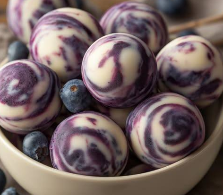 Blueberry Greek Yogurt Bites