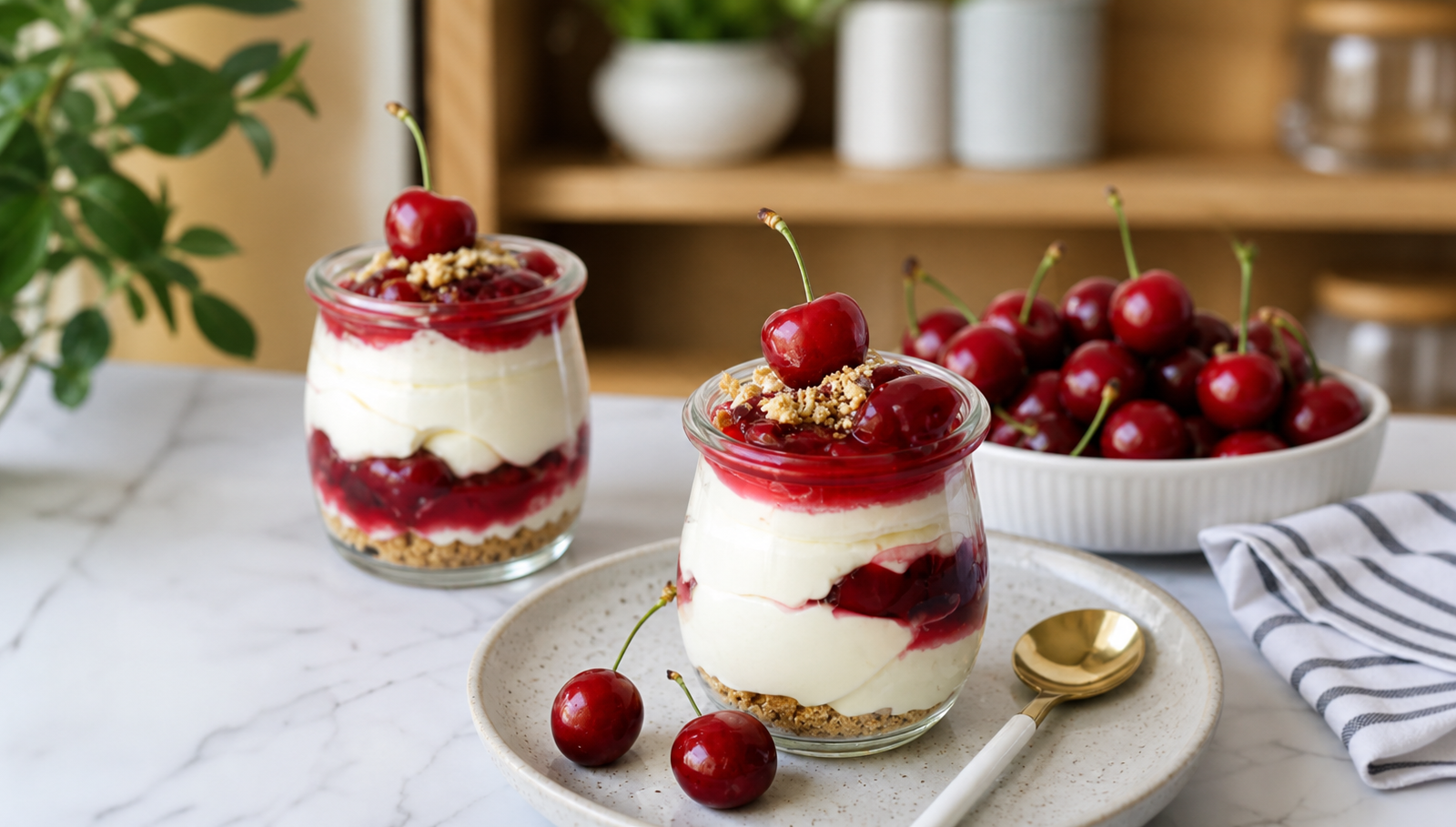 High Protein Cheesecake Jars