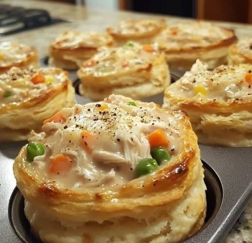 Mini Chicken Pot Pies Recipe