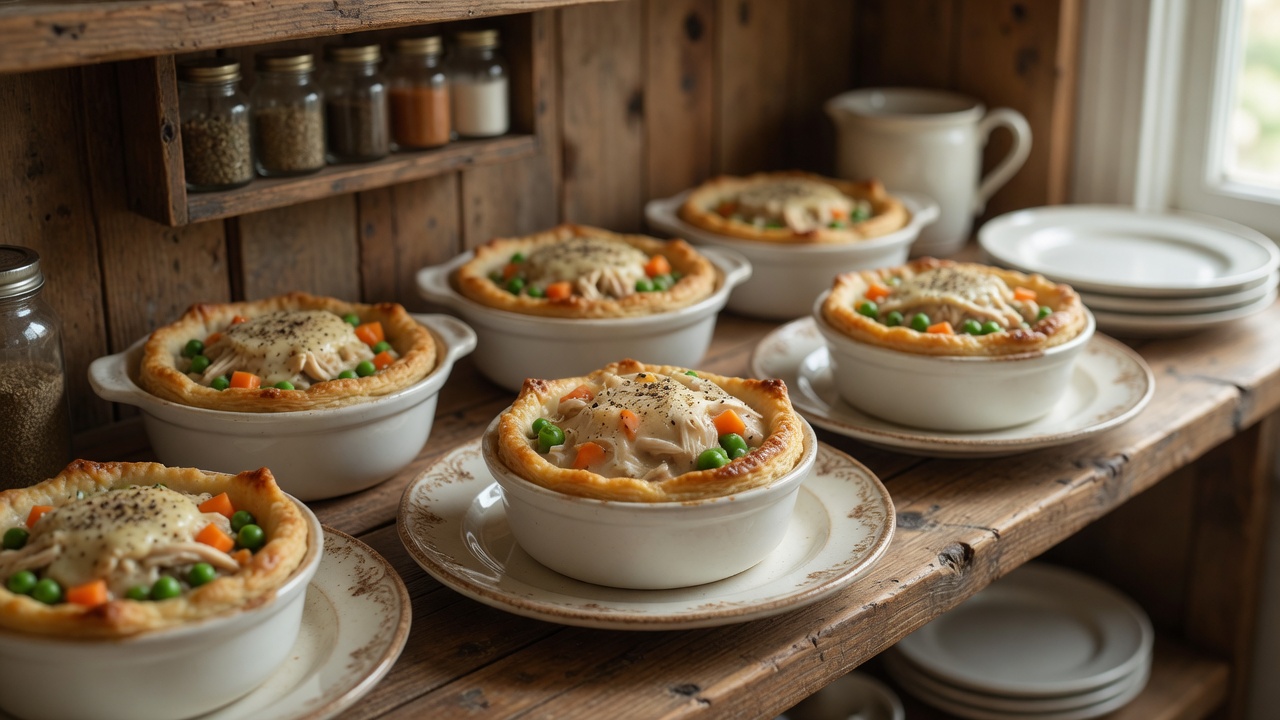 Mini Chicken Pot Pies Recipe