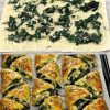 Spinach & Cheese Puff Pastry Triangles