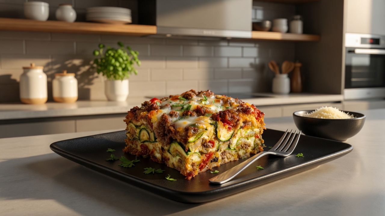 Zucchini Pizza Casserole