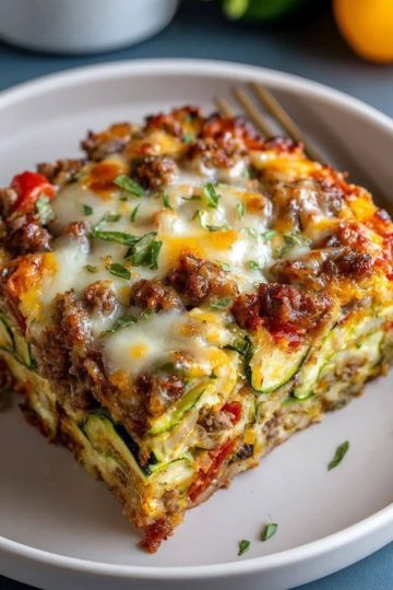 Zucchini Pizza Casserole