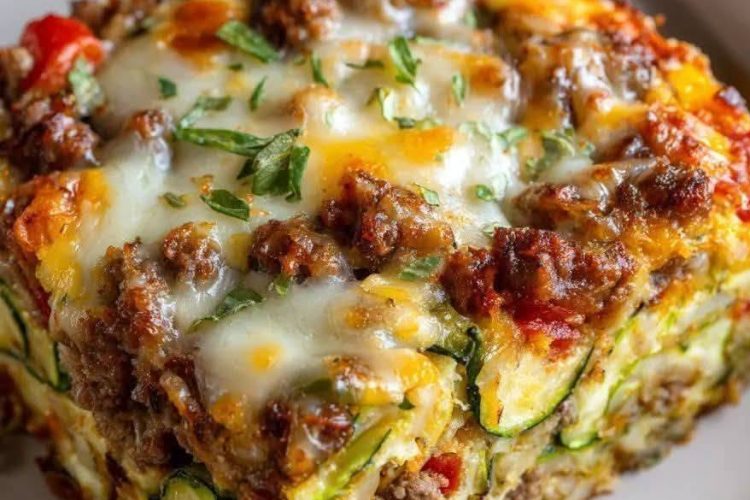 Zucchini Pizza Casserole