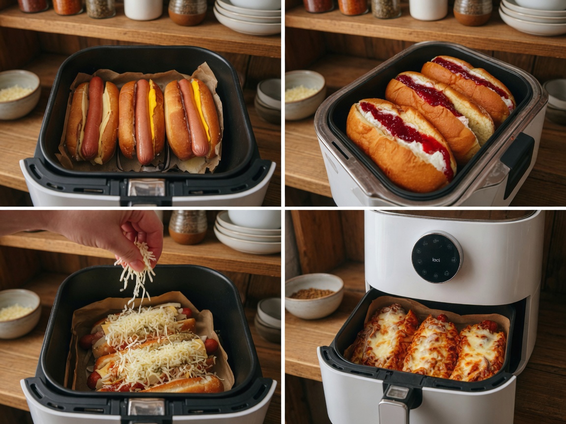 Crispy Air Fryer Hot Dogs