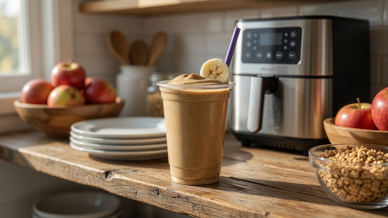 Healthy Peanut Butter Banana Smoothie Recipe
