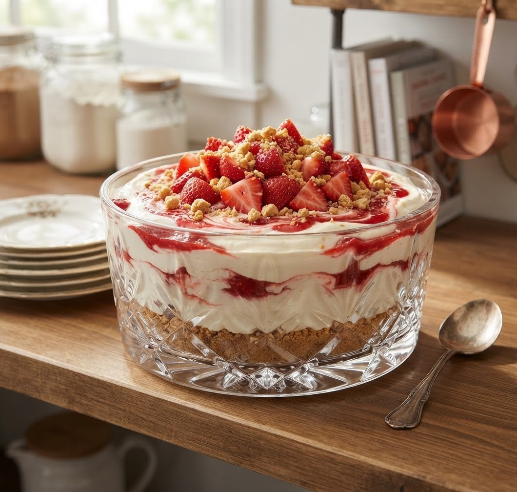 Keto Strawberry Cheesecake