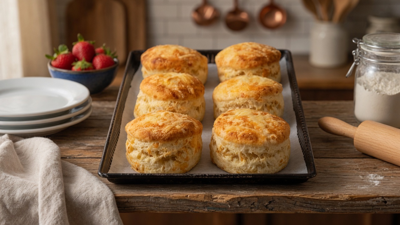 Air Fryer Cheese Scones Recipe