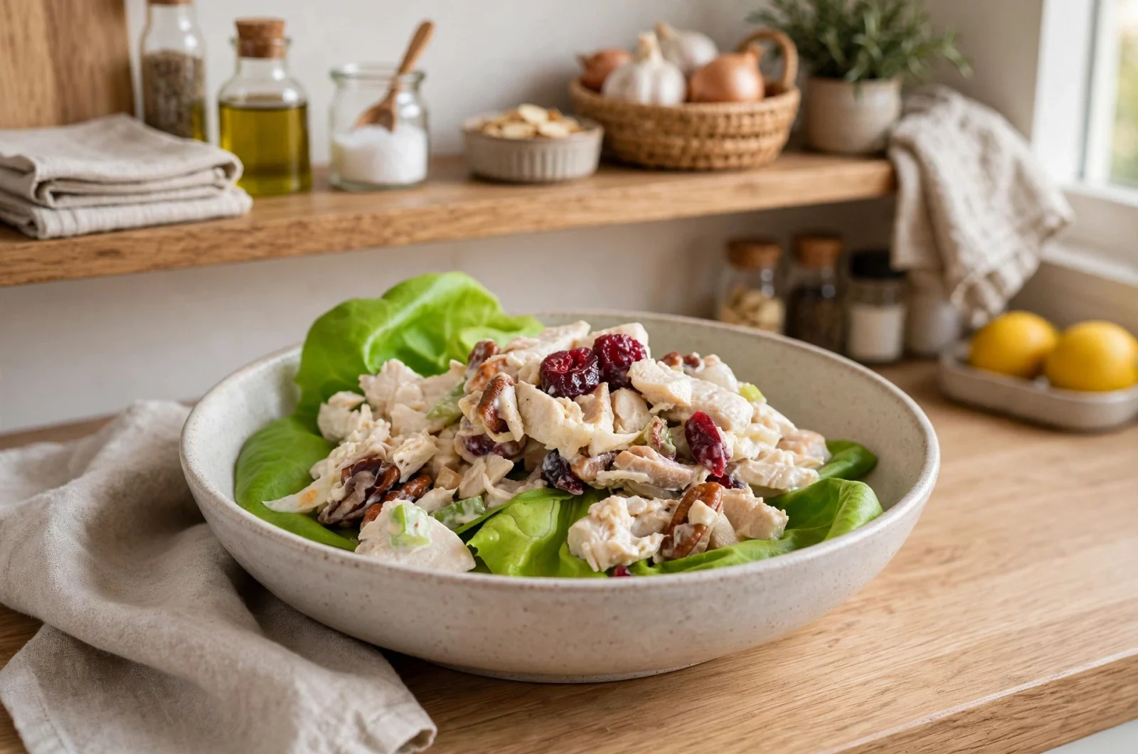 Cranberry Pecan Chicken Salad