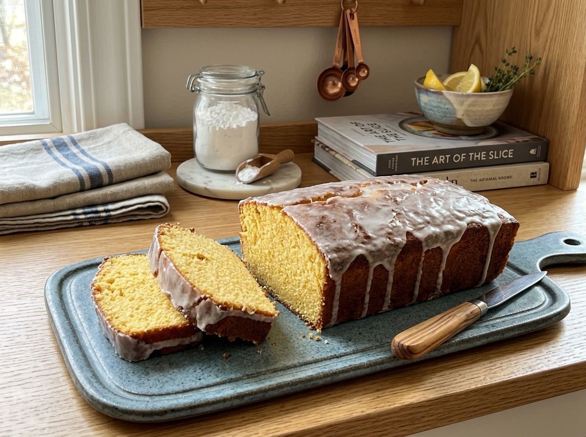 Keto Flourless Lemon Greek Yogurt Cake